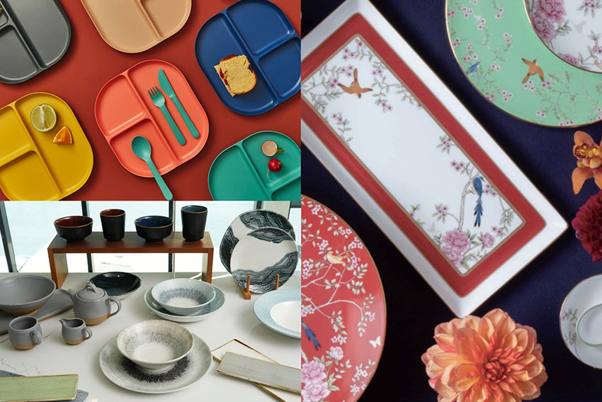 ตัวอย่างผลิตภัณฑ์จากแบรนด์ Ekobo, Narumi และ Churchill