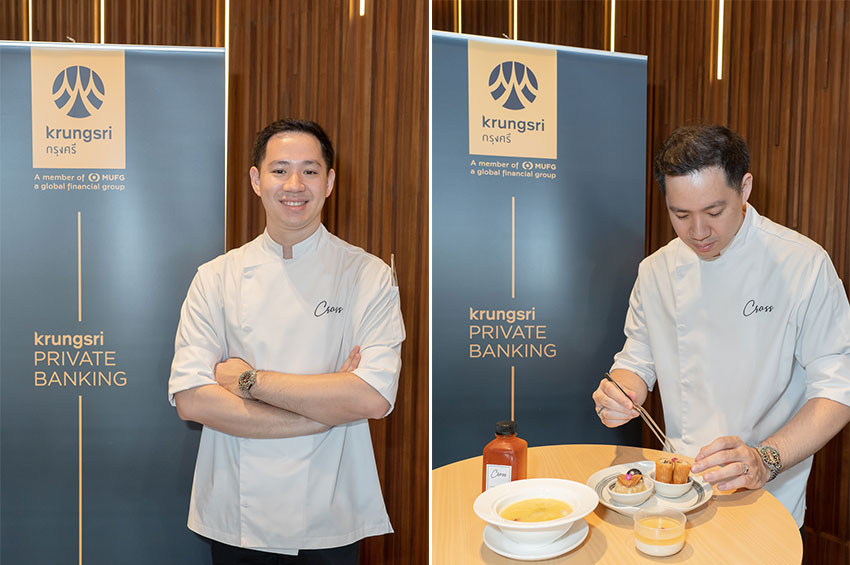 เชฟไอซ์ ศิวพล ปลื้มธีรวงศ์ หนึ่งในผู้ก่อตั้งและเชฟหลักจาก Cross BKK