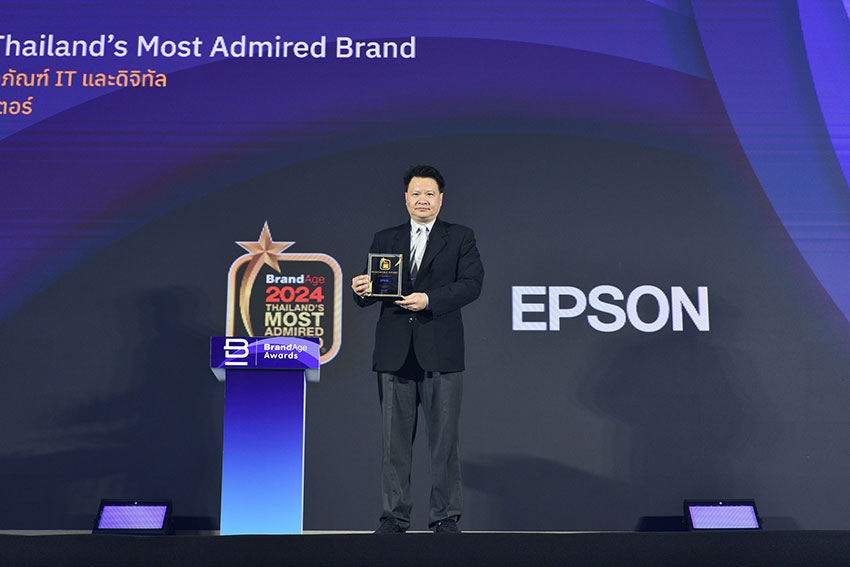 นายอรรจน์ สุมาลย์นพ ผู้จัดการอาวุโส แผนกวางแผนผลิตภัณฑ์และการตลาด บริษัท เอปสัน (ประเทศไทย) จำกัด