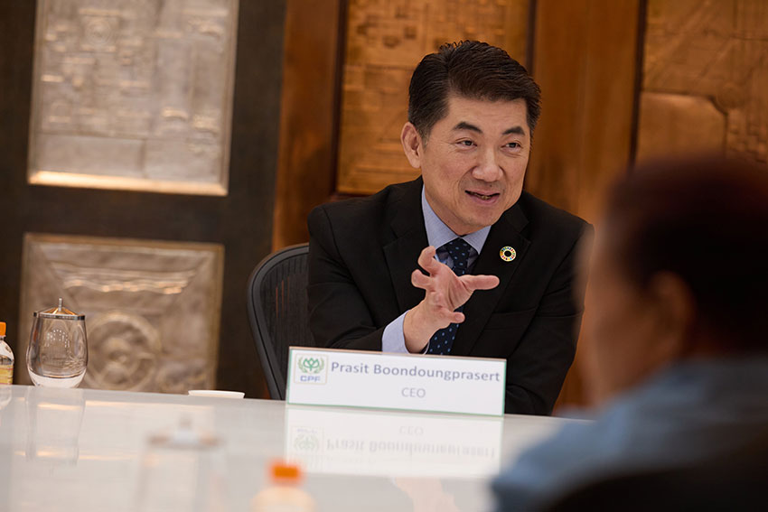 ประสิทธิ์ บุญดวงประเสริฐ ประธานคณะผู้บริหาร ซีพีเอฟ