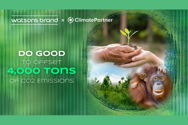 วัตสันร่วมมือกับลูกค้าลดคาร์บอน 4,000 ตัน สู้ภาวะโลกร้อน