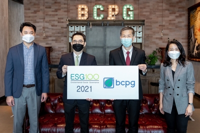 BCPG ติดอันดับหุ้นยั่งยืน ESG100 ต่อเนื่องเป็นปีที่สี่