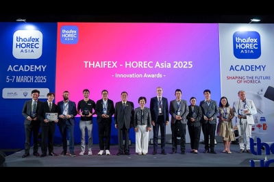 THAIFEX – HOREC Innovation Awards 2025 ประกาศ 10 ผู้ชนะที่จะมาพลิกโฉมอุตสาหกรรมโรงแรม ร้านอาหาร และการจัดเลี้ยง (HoReCa) ด้วยระบบอัตโนมัติและความยั่งยืน