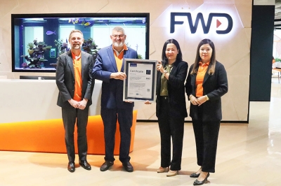 FWD ประกันชีวิต ยกระดับความปลอดภัยด้านข้อมูลสู่ระดับสากล ด้วยนวัตกรรมโมเดลขั้นสูง คว้ามาตรฐาน ISO/IEC 27001:2022