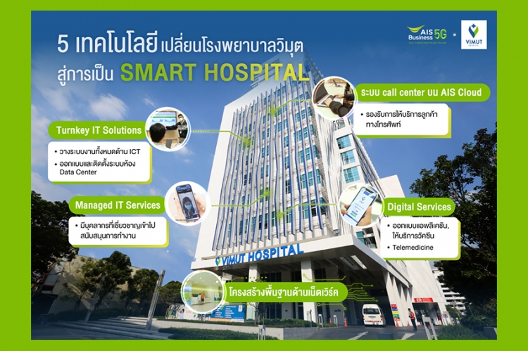 AIS Business ผนึก โรงพยาบาลวิมุตยกระดับสู่ Smart Hospital