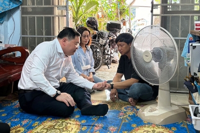 ทุกภาคส่วนลงพื้นที่ติดตาม ดูแลชุมชน เยี่ยมผู้บาดเจ็บ จากเหตุการณ์มาบตาพุด แทงค์ เทอร์มินัล