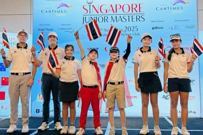 ‘รัฐวิชญ์ รัฐชัยอนันต์’ และ ‘บุญยนุช ศุภกิจบุญชู’ ควงคู่คว้ารองชนะเลิศอันดับที่ 1 &quot;SINGAPORE JUNIOR MASTERS 2025&quot;