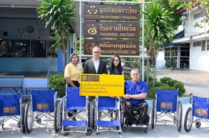 มูลนิธิกรุงศรีสนับสนุนรถวีลแชร์แก่มูลนิธิคนพิการไทยต่อเนื่องเป็นปีที่ 7