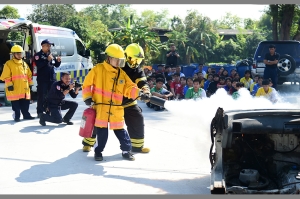 กทพ. จัดกิจกรรมการสร้างชุมชนเครือข่ายเป็นมิตรกับทางพิเศษและกิจกรรมการฝึกซ้อมการป้องกันและระงับอัคคีภัยทางพิเศษอุดรรัถยา ประจำปี 2569