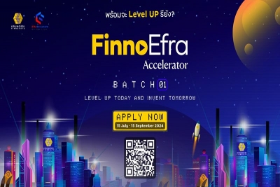 Krungsri Finnovate เปิดรับสมัคร Startup เข้าโปรแกรม “Finno Efra Accelerator” พร้อมปั้น Startup ให้เติบโต