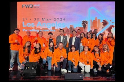 FWD ประกันชีวิต พาสุดยอดตัวแทนอัพเทรนด์ความรู้ เยือนนครลอสแอนเจลิส ประเทศสหรัฐอเมริกา ในงาน “HiVE Conference 2024”