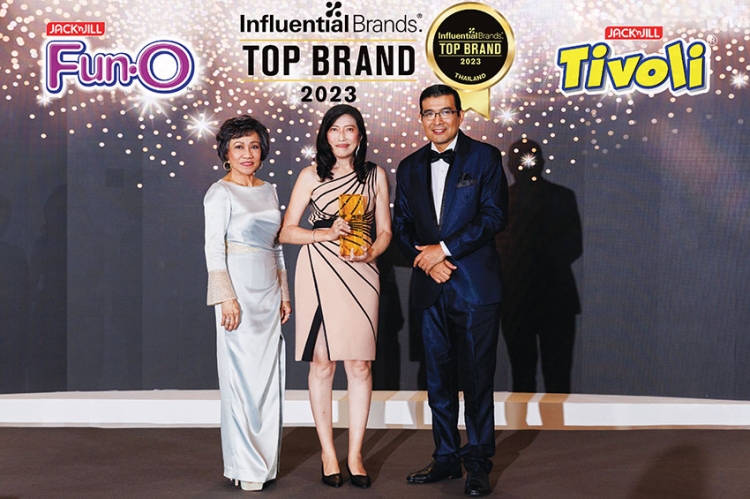 ฟันโอ-ทิวลี่ คว้ารางวัล “2023 Top Influential Brands Award” สุดยอดแบรนด์ที่ทรงอิทธิพลต่อผู้บริโภคมากที่สุด