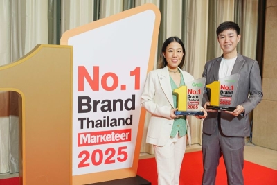 แกร็บ ตอกย้ำความเป็นผู้นำตลาดแอปเรียกรถ-ฟู้ดเดลิเวอรี คว้ารางวัล “แบรนด์ยอดนิยมอันดับ 1 ของไทย” ทั้ง 2 สาขา