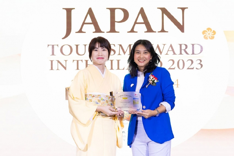 KTC World Travel Service รับรางวัล “ผู้ประกอบการธุรกิจท่องเที่ยวดีเด่นประจำปี 2023” จากองค์การส่งเสริมการท่องเที่ยวแห่งประเทศญี่ปุ่น