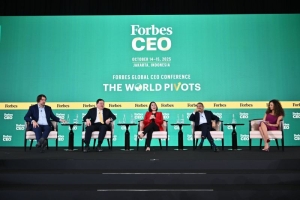 SCG ร่วมเวที Forbes Global CEO Conference 2025 แลกเปลี่ยนแนวคิด Inclusive Green Growth ผสาน AI และเทคโนโลยี สร้างการเติบโตที่ยั่งยืนและแข่งขันได้