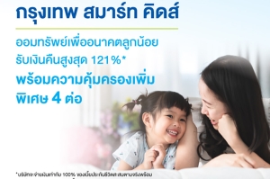 กรุงเทพประกันชีวิต คว้ารางวัล The Best Insurance for Kids and Family ต่อเนื่องเป็นปีที่ 2 กับ “กรุงเทพ สมาร์ท คิดส์” แบบประกันที่คิดจากความใส่ใจเพื่อลูกที่คุณรัก