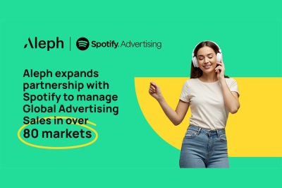 Aleph จับมือ Spotify เดินหน้าขยายบริการโฆษณา รุกตลาดกว่า 80 ประเทศทั่วโลก