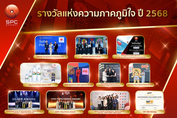 จากความเชื่อมั่นของคนทำงาน สู่ความไว้วางใจของผู้บริโภค ปี 2568 อีกหนึ่งจุดหมายสำคัญของ “สหพัฒนพิบูล” บนเส้นทางองค์กรคุณภาพ