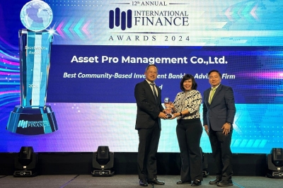 APM คว้ารางวัล Best Community-Based Investment Banking Advisory Firm Thailand ในงาน International Finance Awards 2024