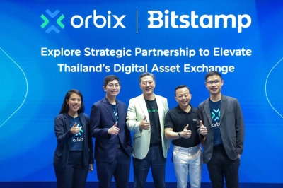 orbix ร่วมมือศึกษา Bitstamp  เชิงกลยุทธ์ วางเป้าหมายยกระดับตลาดสินทรัพย์ดิจิทัลไทย