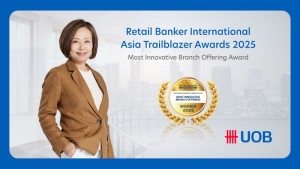 ยูโอบี ประเทศไทย คว้ารางวัลนวัตกรรมสาขายอดเยี่ยม จากงาน Retail Banker International – Asia Trailblazer Awards 2025