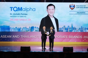 TQMalpha คว้ารางวัล ‘Thailand’s Top Corporate Brands 2023’ ต่อเนื่อง 3 ปีซ้อน