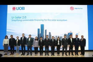 ยูโอบี ขยายความร่วมมือโครงการ U-Solar 2.0 พร้อมสนับสนุนทุกภาคส่วนในอุตสาหกรรมพลังงานแสงอาทิตย์