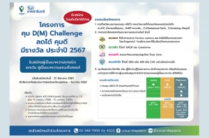 รพ. วิมุต-เทพธารินทร์ ขอท้าดวลผู้เป็นเบาหวานทั่วประเทศร่วมโครงการ “คุม D(M) Challenge ลดได้ คุมดี มีรางวัล”