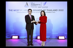 เอไอเอ ประเทศไทย คว้ารางวัล “สุดยอดแบรนด์ทรงพลังปี 2022” ติดต่อกันเป็นครั้งที่ 6