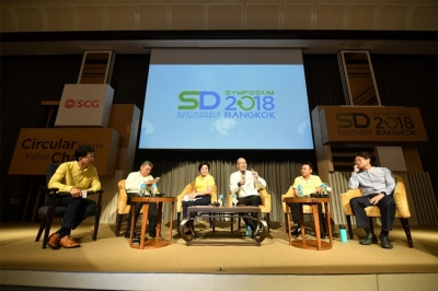 รัฐ-เอกชน-ประชาสังคม ร่วมหาทางออกปัญหาขยะไทย ในงาน SD Symposium 2018 แนะใช้ 3Rs Reduce-Reuse-Recycle ตั้งแต่ต้นทาง เพื่อสร้างเศรษฐกิจหมุนเวียนอย่างยั่งยืน