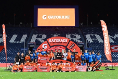 “เกเตอเรด” ร่วมยินดี “ทีม Buriram United Academy B” สุดยอดแข้งเยาวชนไทย คว้าชัย! Gatorade 5v5 Football 2025 ณ สนามสโมสรฟุตบอลบุรีรัมย์ ยูไนเต็ด