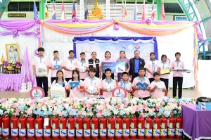 กทพ. จัดกิจกรรมการสร้างชุมชนเครือข่ายเป็นมิตรกับทางพิเศษและกิจกรรมการฝึกซ้อมการป้องกันและระงับอัคคีภัยทางพิเศษเฉลิมมหานคร ประจำปี 2568