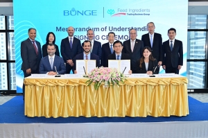 บังกี้ และ กรุงเทพโปรดิ๊วส ขยายความร่วมมือด้านห่วงโซ่อุปทานถั่วเหลืองปลอดการตัดไม้ทำลายป่า ด้วยบล็อกเชน