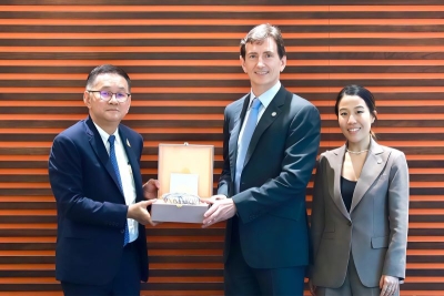 กระทรวงดีอี ต้อนรับผู้บริหาร Grab ระดับภูมิภาค พร้อมร่วมหารือเพื่อส่งเสริมเศรษฐกิจดิจิทัล