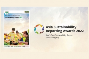 CPF รับรางวัลการรายงานความยั่งยืนด้านสิทธิมนุษยชน จากเวที Asia Sustainability Reporting Awards