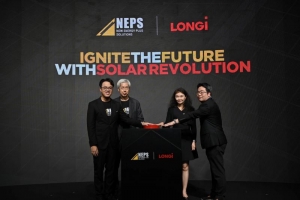 NEPS ร่วมมือ LONGi เปิดตัวโซลาร์ใหม่ Ultra Black Solar และ BIPV ครั้งแรกในไทย!