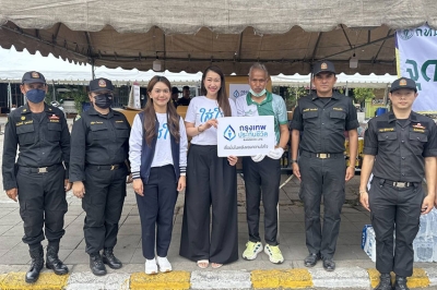 กรุงเทพประกันชีวิต ส่งต่อความใส่ใจ สนับสนุนการปฏิบัติงานเจ้าหน้าที่กู้ภัย จากเหตุอาคารถล่ม ในพื้นที่เขตจตุจักร