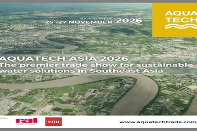 วีเอ็นยูฯ เปิดตัว “Aquatech Asia” พร้อมนำเสนอศูนย์กลางเทคโนโลยีน้ำแห่งใหม่ของภูมิภาคเอเชีย 