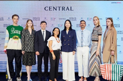 ห้างเซ็นทรัล ในเครือเซ็นทรัล รีเทล ร่วมกับ สถานเอกอัครราชทูตอิตาลีประจำประเทศไทย และสำนักงานพาณิชย์อิตาเลียนประจำประเทศไทย จัดงาน ‘Central Dolce Italia’ รวมที่สุดแห่งแบรนด์อิตาลี ใจกลางกรุงเทพฯ