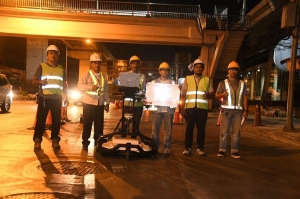 MEA ยกระดับความปลอดภัย ด้วยเทคโนโลยี GPR ตรวจสอบโพรงใต้ถนนรอบบ่อพักท่อร้อยสายไฟฟ้าใต้ดิน