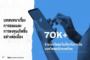 Twitter ชี้คนไทยสนใจเรื่องการออมและการลงทุนมากขึ้น 94% ต้องการเสพข้อมูลใหม่ๆ จากแบรนด์ทางการเงิน