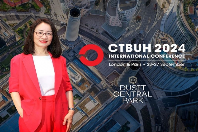 Dusit Central Park  ขึ้นแสดง “แบรนด์ไทยสู่อนาคตผู้นำระดับโลก” บนเวที CTBUH 2024 International Conference