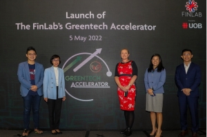 เดอะฟินแล็บ โดยธนาคารยูโอบี เปิดตัว The Greentech Accelerator บ่มเพาะสตาร์ทอัพให้บริการเทคโนโลยีเพื่อสิ่งแวดล้อมทั่วโลก   