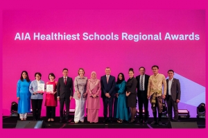 เอไอเอ ประกาศรายชื่อโรงเรียนผู้ชนะระดับภูมิภาค ในโครงการการแข่งขัน “สุดยอดโรงเรียนสุขภาพดี – AIA Healthiest Schools”