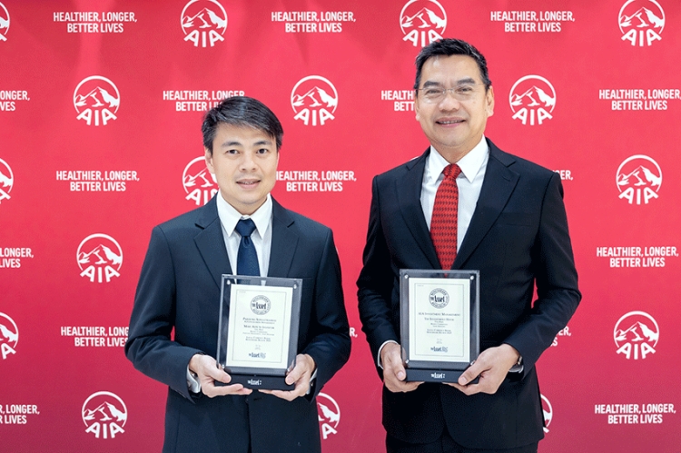 บลจ. เอไอเอ(ประเทศไทย) รับรางวัล TOP Investment Management
