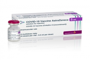 วัคซีนป้องกันโควิด-19 ของแอสตร้าเซนเนก้าที่ผลิตในประเทศไทย  ได้รับการขึ้นทะเบียนให้นำมาใช้ในภาวะฉุกเฉินโดยองค์การอนามัยโลกแล้ว