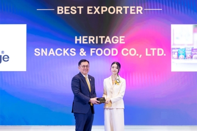เครือเฮอริเทจ ยกระดับอุตสาหกรรมอาหารเพื่อสุขภาพไทยสู่เวทีโลก คว้ารางวัล Prime Minister’s Export Award 2025 ประเภทผู้ประกอบธุรกิจส่งออกยอดเยี่ยม