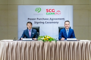 เอสซีจี คลีนเนอร์ยี่ จับมือ ซีเกท ประเทศไทย ลงนามในสัญญาซื้อขายพลังงานไฟฟ้า Solar Rooftop