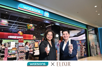 Watsons x ELIXIR สองผู้นำด้านความงามอันดับหนึ่งผนึกกำลัง! ขับเคลื่อนนวัตกรรมพรีเมียมสกินแคร์เพื่อยกระดับประสบการณ์ผู้บริโภค